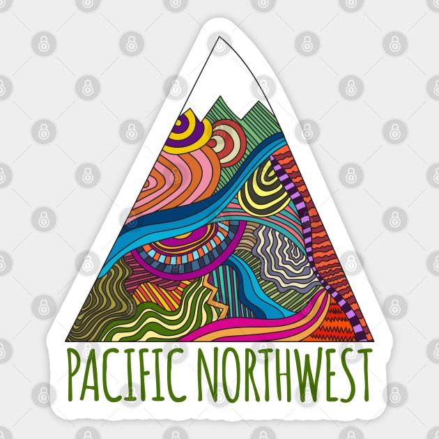 Pacific Northwest Sticker by happysquatch